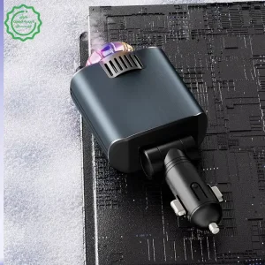 شارژر فندکی فست شارژ 45W با کابل ، کهکشانی سقف ، خوشبوکننده و بخور سرد ماشین مدل StarLight (نسخه 1ورجینال)