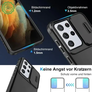 قاب گوشی ایربگ دار اسلاید کمرا مناسب برای موبایل Samsung Galaxy S21 Ultra