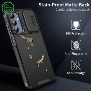 قاب گوشی ایربگ دار اسلاید کمرا مناسب برای موبایل Samsung Galaxy A16