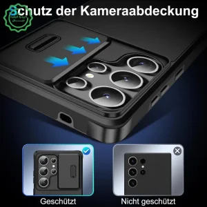 قاب گوشی ایربگ دار اسلاید کمرا مناسب برای موبایل Xiaomi Redmi Note 13 Pro Plus