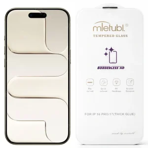 گلس اورجینال گوشی iPHONE 17 / 16 Pro مدل Mietubl Borderless HD