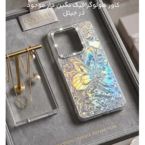 قاب هولوگرافیک نگین دار مدل IMD برای گوشی شیائومی Redmi Note 13 4G