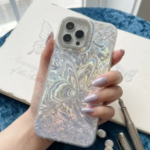 قاب هولوگرافیک نگین دار مدل IMD برای گوشی آیفون iPhone 13 Pro Max