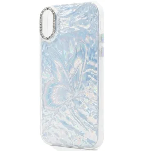 قاب هولوگرافیک نگین دار مدل IMD برای گوشی آیفون iPhone X / XS