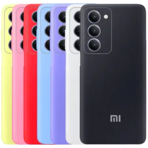 کاور سیلیکونی تک رنگ اورجینال Xiaomi Redmi 15 مدل پاک کنی ضدلک