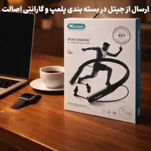 ایرفون بلوتوثی گردنی رم خور با قابلیت مکالمه 40H مدل کوکلاسیک Eagle (نسخه اورجینال)
