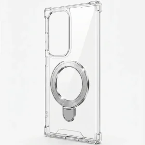 کاور اورجینال ایربگ دار مدل استندشو از برند EvoClear برای Samsung Galaxy S24 Ultra