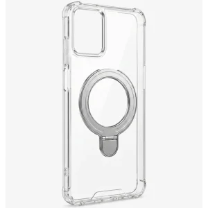 کاور اورجینال ایربگ دار مدل استندشو از برند EvoClear برای Samsung Galaxy A06