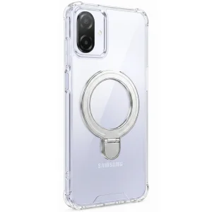 کاور اورجینال ایربگ دار مدل استندشو از برند EvoClear برای Samsung Galaxy A06