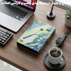 هدست وایرلس گردنی با قابلیت مکالمه و اتصال کارت حافظه مدل پاپادا A9