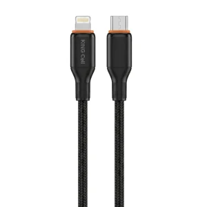 کابل شارژ کنفی ایفونی Type-C To Lightning مدل فست شارژ 5 آمپر کینگ سل KC-09