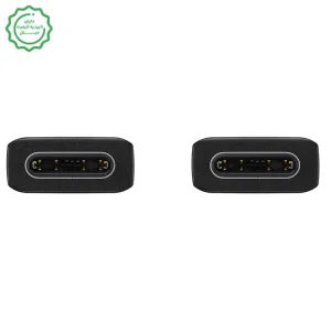 کابل سوپر فست شارژ تایپ سی سامسونگ مدل 5 آمپر (100 وات ساپورت) Samsung USB-C to C 1m Cable (5A) (اورجینال با گارانتی طلایی)