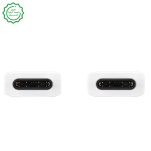 کابل سوپر فست شارژ تایپ سی سامسونگ مدل 5 آمپر (100 وات ساپورت) Samsung USB-C to C 1m Cable (5A) (اورجینال با گارانتی طلایی)