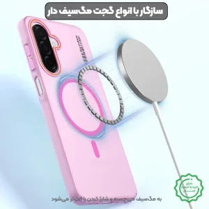 قاب نیمه مات فوق نازک از برند Soft Sanding برای Samsung Galaxy A17 با پشتیبانی مگ سیف