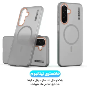 قاب نیمه مات فوق نازک از برند Soft Sanding برای Samsung Galaxy A17 با پشتیبانی مگ سیف