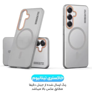 قاب نیمه مات فوق نازک از برند Soft Sanding برای Samsung Galaxy A55 با پشتیبانی مگ سیف