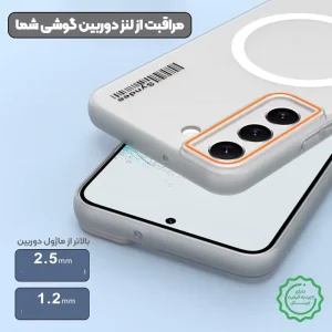 قاب نیمه مات فوق نازک از برند Soft Sanding برای Samsung Galaxy S21 FE با پشتیبانی مگ سیف