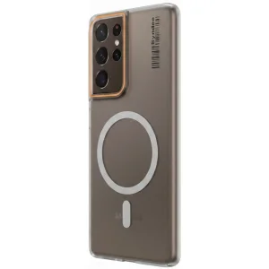 قاب نیمه مات فوق نازک از برند Soft Sanding برای Samsung Galaxy S21 Ultra با پشتیبانی مگ سیف