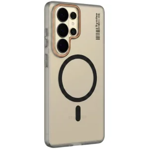 قاب نیمه مات فوق نازک از برند Soft Sanding برای Samsung Galaxy S26 Ultra با پشتیبانی مگ سیف