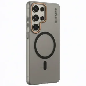 قاب نیمه مات فوق نازک از برند Soft Sanding برای Samsung Galaxy S25 Ultra با پشتیبانی مگ سیف