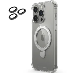 کاور اورجینال ایربگ دار مدل استندشو از برند EvoClear برای iPhone 15 Pro Max