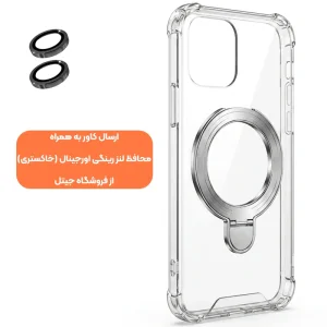 کاور اورجینال ایربگ دار مدل استندشو از برند EvoClear برای iPhone 12 / 12 Pro