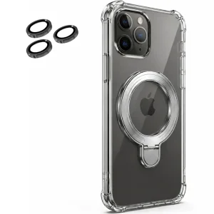 کاور اورجینال ایربگ دار مدل استندشو از برند EvoClear برای iPhone 11 Pro Max