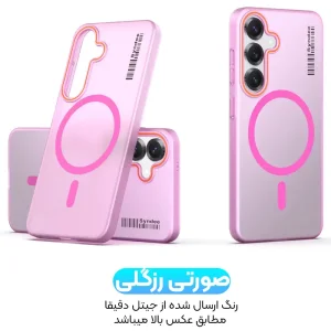 قاب نیمه مات فوق نازک از برند Soft Sanding برای Samsung Galaxy A25 با پشتیبانی مگ سیف