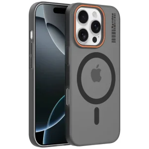قاب نیمه مات فوق نازک از برند Soft Sanding برای iPhone 16 Pro با پشتیبانی مگ سیف