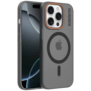 قاب نیمه مات فوق نازک از برند Soft Sanding برای iPhone 15 Pro با پشتیبانی مگ سیف