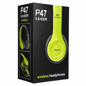 هدفون بلوتوثی رم خور مدل P47 EDR