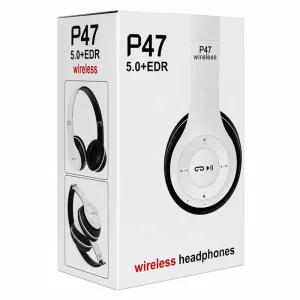 هدفون بلوتوثی رم خور مدل P47 EDR