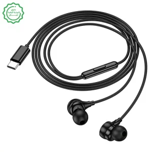 هندزفری سیمی مکالمه دار کانکتور Type-C از برند هوکو مدل HOCO M116 (100% اورجینال)