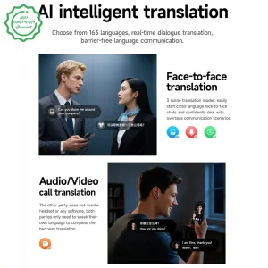 هدست بلوتوثی با قابلیت هوش مصنوعی مترجم AI+ANC+ENC مدل Hoco EQ27 (نسخه اورجینال وارداتی)