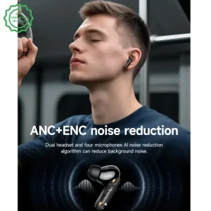 هدست بلوتوثی با قابلیت هوش مصنوعی مترجم AI+ANC+ENC مدل Hoco EQ27 (نسخه اورجینال وارداتی)