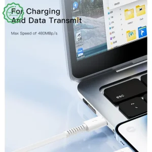 کابل شارژ تایپ سی به لایتنینگ 1 متر با سرعت PD 20W مدل YESIDO CA153 (100% اورجینال)