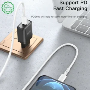 کابل شارژ تایپ سی به لایتنینگ 1 متر با سرعت PD 20W مدل YESIDO CA153 (100% اورجینال)