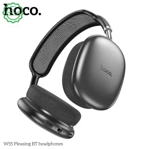 هدفون بلوتوثی با قابلیت اتصال رم و 90h پخش مدل Hoco W55 (نسخه اورجینال وارداتی)
