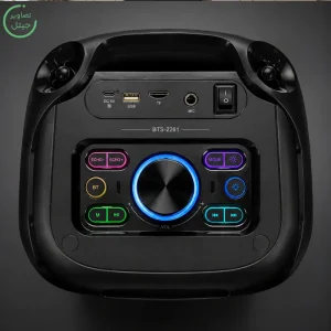 اسپیکر پارتی باکس قابل حمل به همراه میکروفن مدل Brodu BTS-2261