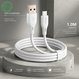 کابل شارژ آندرویدی Micro مدل فست شارژ 2.4 آمپر کینگ سل KCT-15