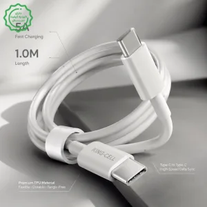 کابل شارژ Type-C To Type-Cمدل فست شارژ 5 آمپر کینگ سل KC-26