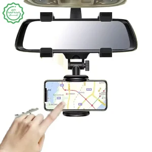هولدر موبایل آینه خودرو قابل نصب برروی آینه داشبورد مدل Mirror Bracket