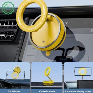 هولدر و پایه نگهدارنده مکنده مگ سیف دار برای ماشین ، میزکار و سطوح صاف مدل Magnetic Holder