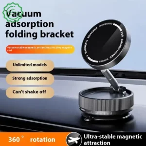 هولدر و پایه نگهدارنده مکنده مگ سیف دار برای ماشین ، میزکار و سطوح صاف مدل Vacume Holder