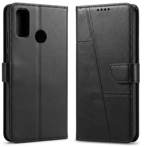 کیف چرمی کلاسوری طرح Texture مناسب برای هوآوی Huawei Y8S