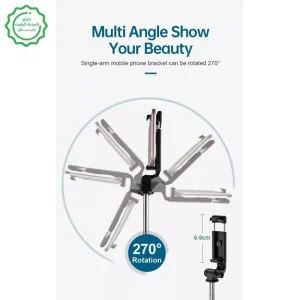 پایه مونوپاد و تریپاد گوشی موبایل مدل ریموت دار R1-L Selfie Stick