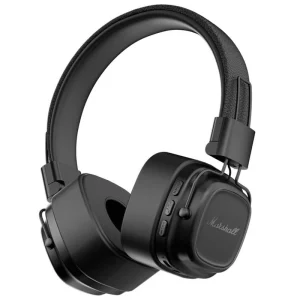 هدفون بلوتوثی چرمی RGB با قابلیت اتصال رم و 48H مدل Marshall Major