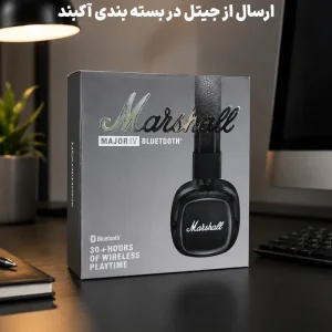 هدفون بلوتوثی چرمی RGB با قابلیت اتصال رم و 48H مدل Marshall MS-30