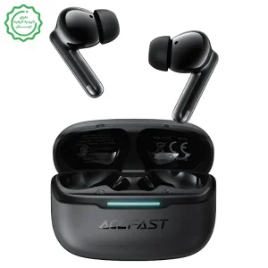 ایربادز بلوتوثی با قابلیت Hybrid ANC+ENC مدل AceFast W5 (نسخه اورجینال + گارانتی شرکتی)