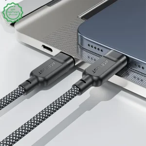 کابل شارژ 4 کانکتوره مجهز به وایرلس ساعت 5W و توان 100W Ai مدل AceFast C6-11 (نسخه اورجینال + گارانتی شرکتی)